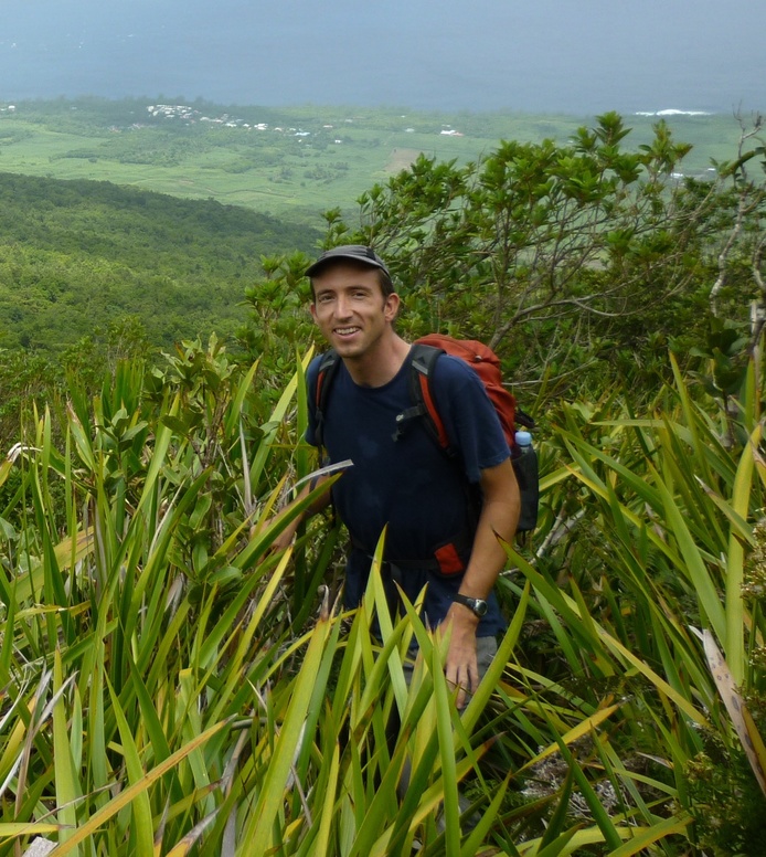 Ben Warren in the field 
