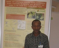 Azali Abdou Hamza a soutenu sa thèse de doctorat à la Réunion sur la diversité génétique des bactéries associées à la gale de la tomate...