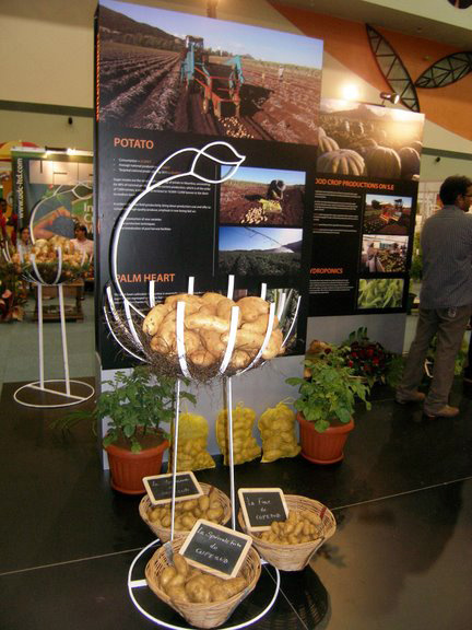 Stand de la Chambre d'Agriculture de Maurice.