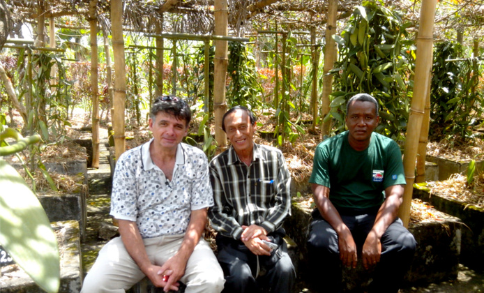 Michel Grisoni, Fleuron Nany et Jidor Kalo © Cirad - Michel Grisoni