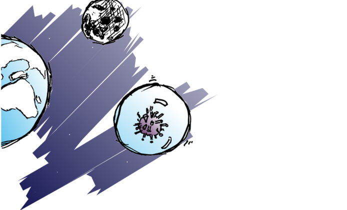 Virus et vide spatial