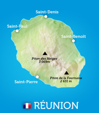 Carte de la Réunion