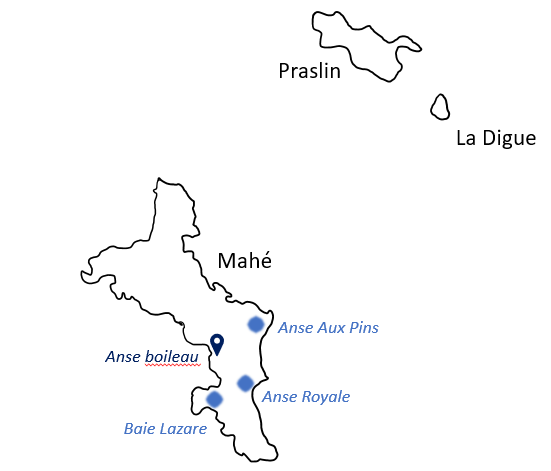 Carte seychelles