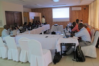 Project planning meeting in Comoros, at which participants first agreed to establish a national invasive species committee.
