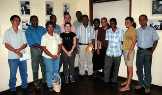 Formateurs et stagiaires seychellois à Mahé en juillet  2007 (formation base de données)