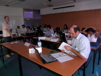 Atelier Base de données au Pôle de protection des plantes le 26 novembre 2007.