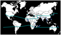 Carte de répartition mondiale de la bactérie causant la maladie des taches noires du manguier.