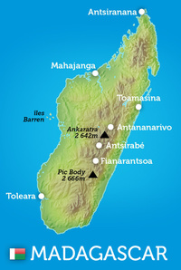 Carte de Madagascar