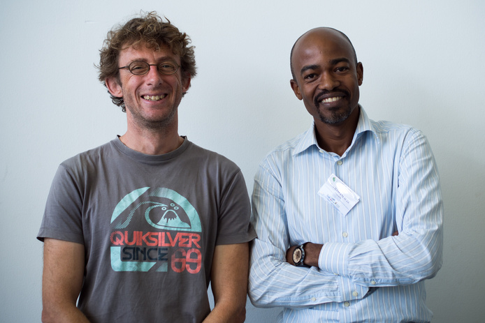 Pierre-François Duyck et Issa Mze Hassani