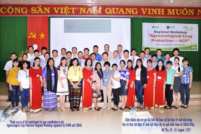 Group photo at the Regional Workshop in My Tho, Vietnam, Aug 2017 © Nguyen Thi Ngoc Truc (Sofri)